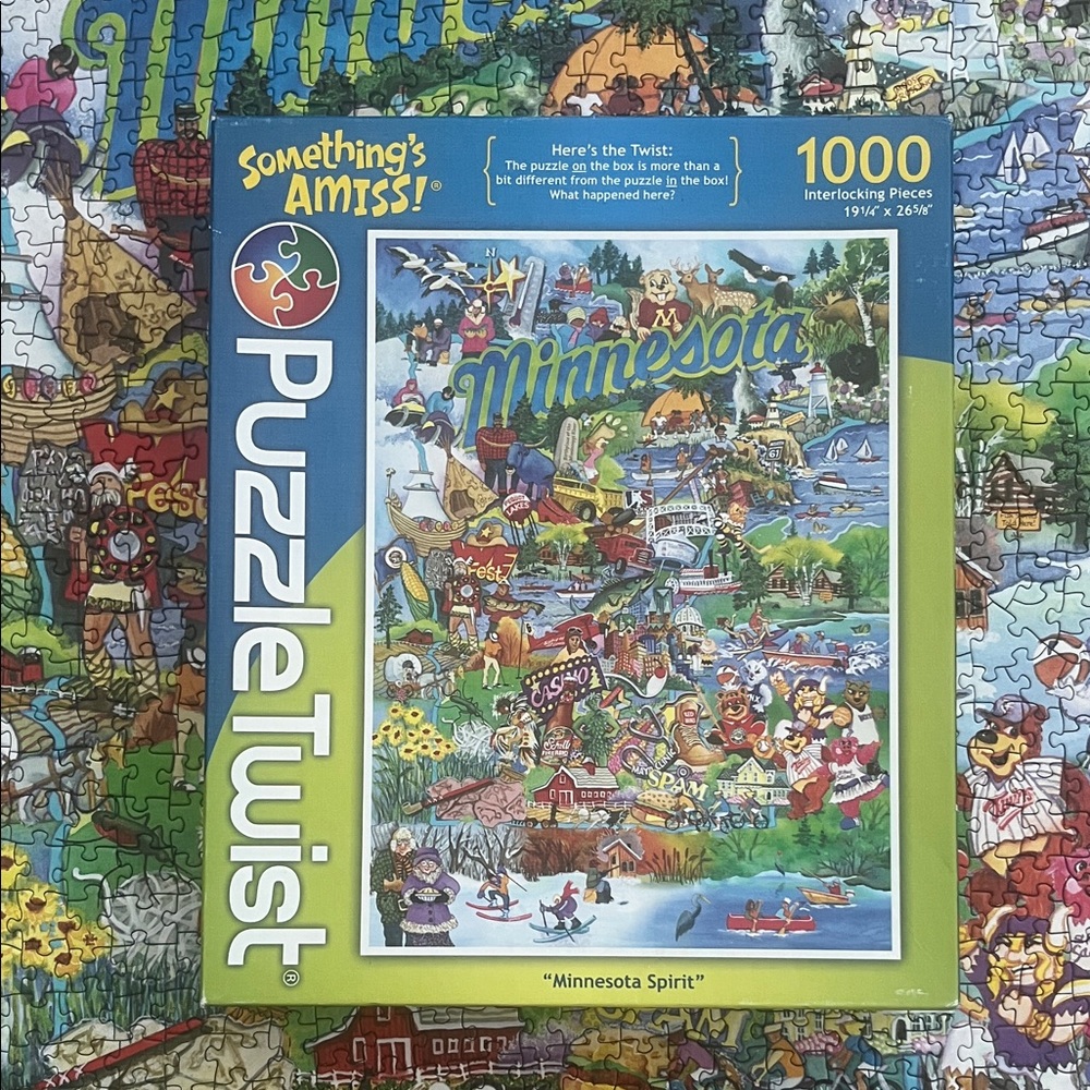 PuzzleTwist Minnesota Spirit 1000 Piece Puzzle